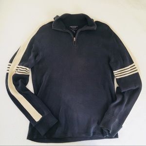 American Eagle Men’s Knit Zip-Neck Sweater - Small